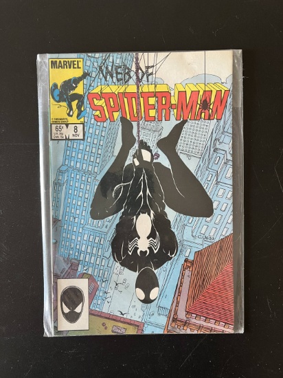 Web of Spiderman Comic #8 Marvel Comics KEY Controversial Issue Hoodlums Use Anti-Semetic Insults Wh