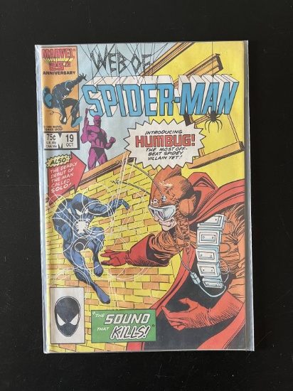 Web of Spiderman Comic #19 Marvel Comics KEY 1st Appearance of Humbug 1st Cameo Appearance of Solo