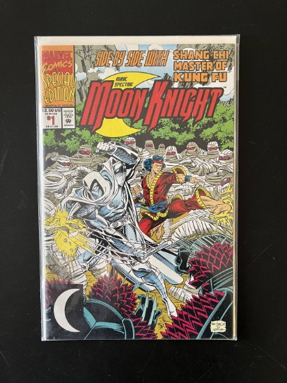 Marc Spector Moon Knight Special Edition Comic #1 Marvel KEY Team up With Shang Chi