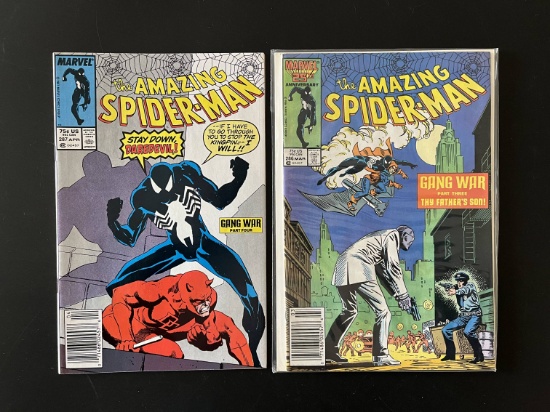2 Issues The Amazing Spiderman Comics #286 & #287 Marvel Comics