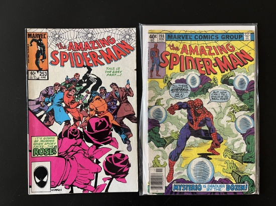 2 Issues The Amazing Spiderman Comic #198 & #253 Marvel Comics Bronze Age Comics
