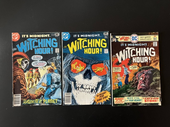 3 Issues The Witching Hour Comic #62 #80 & #81 Marvel Comics