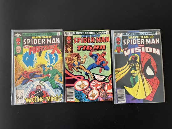 3 Issues Marvel Team Up Comic #118 #125 & #129 Marvel Comics