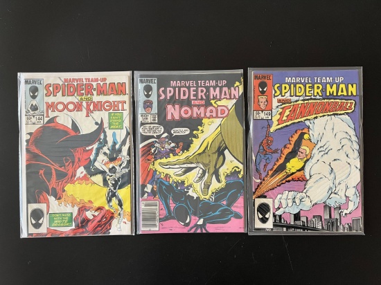 3 Issues Marvel Team Up Comic #144 #146 & #149 Marvel Comics