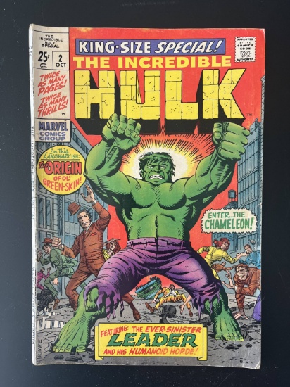 The Incredible Hulk Comic #2 Marvel Comics Silver Age KEY Origin of Hulk