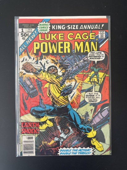 Power Man & Iron Fist Annual Comic #1 Marvel Comics 1976 KEY 1st Power Man Annual