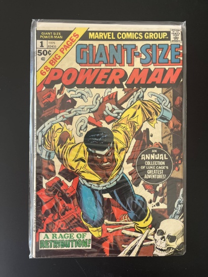 Giant Size Power Man Comic #1 Marvel Comics 1975 Bronze Age Comic