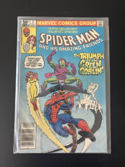 Spider Man and His Amazig Friends Comic #1 Marvel Comics KEY 1st Appearance of Firestar & Comic Book