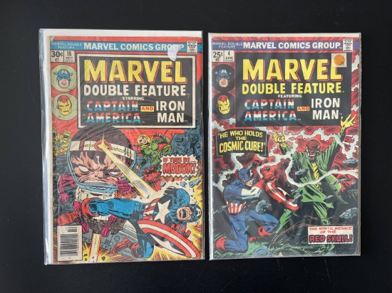 2 Issues Marvel Double Feature Comic #4 & #18 Bronze Age Comics