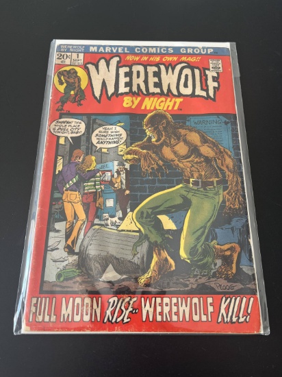 Werewolf By Night Comic #1 Marvel Comics 1972 KEY 1st Werewolf By Night Solo Title Series Continued