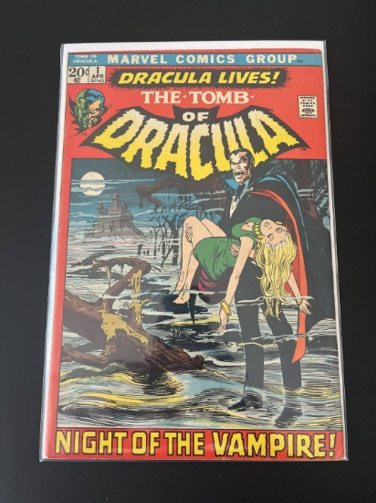 The Tomb of Dracula Comic #1 Marvel Comics 1972 KEY 1st Appearance of Dracula in Comic Book 1st Appe