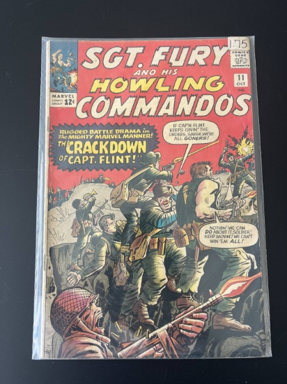 Sgt Fury Comic #11 Marvel Comics 1964 Silver Age Comic