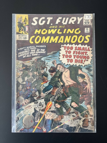 Sgt Fury Comic #15 Marvel Comics 1965 Silver Age Comic