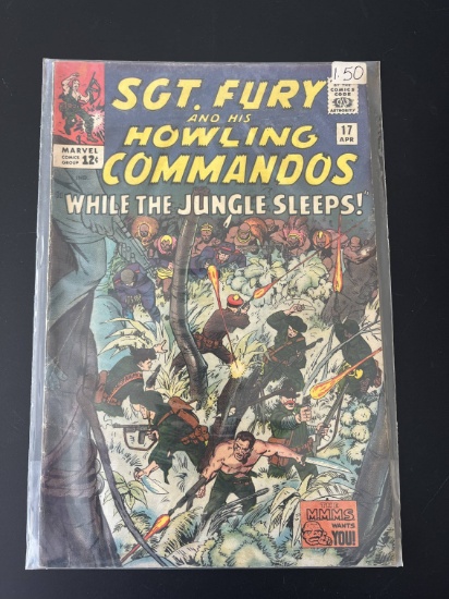 Sgt Fury Comic #17 Marvel Comics 1965 Silver Age Comic