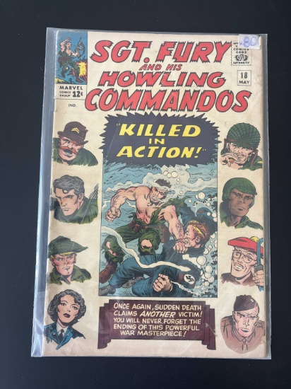 Sgt Fury Comic #18 Marvel Comics 1965 Silver Age Comic