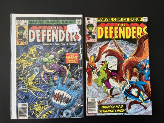 2 Issues The Defenders Comic #71 & #72 Marvel Comics Bronze Age Comics