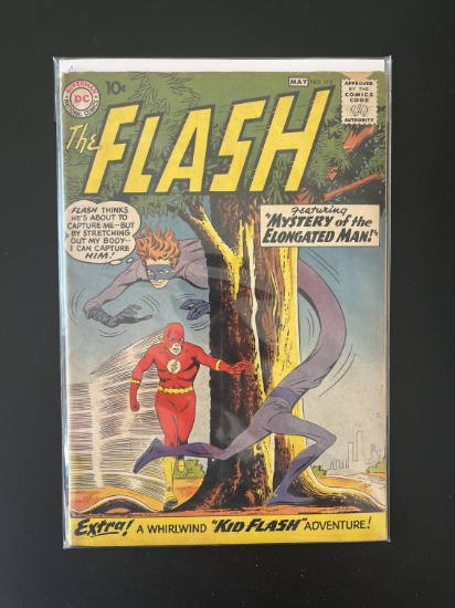 The Flash Comic #112 DC Comics Silver Age KEY 1st Appearance & Origin of Elongated Man
