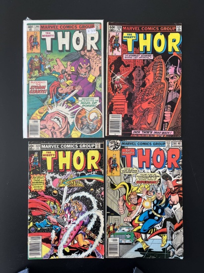 4 Issues The Mighty Thor Comic #280 #295 322 & #326 Marvel Comics Bronze Age Comics