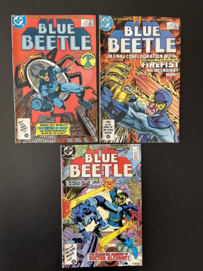 3 Issues Blue Beetle Comic #1 #2 & #4 Copper Age KEY 1st Issue
