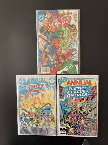 3 Issues Justice League of America Comic #200 & Annuals #2 & #3 Marvel Comics Bronze Age Comics