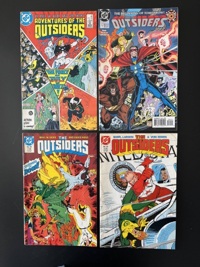 4 Issues The Outsiders #23 #24 #0 & Adventures of the Outsiders #41 Marvel Comics