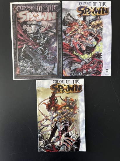 3 Issues Curse of the Spawn Comic #2 #10 & #11 Image Comics