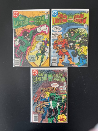 3 Issues Green Lantern Green Arrow Comic #102 #103 & #104 DC Comics