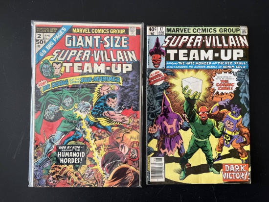 2 Issues Giant Super Villian Team Up #2 & Super Villian Team Up #17 Marvel Comics