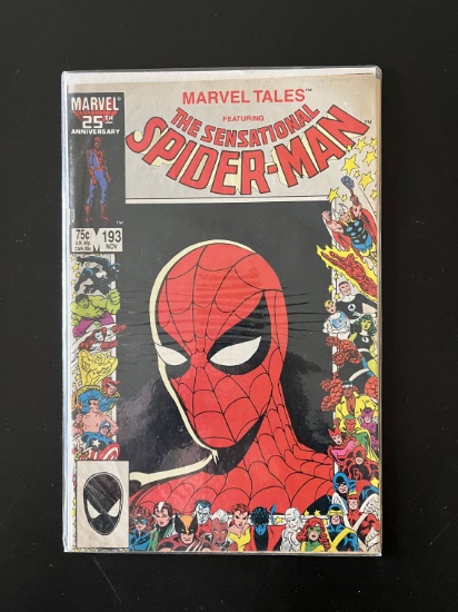 Marvel Tales Comic #193 Marvel Comics KEY Special Border on Cover for 25th Anniversary