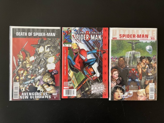 3 Issues Ultimate Tales #1 Avengers Vs New Ultimates #1 Ultimate Spiderman #15 KEY 1st Issues
