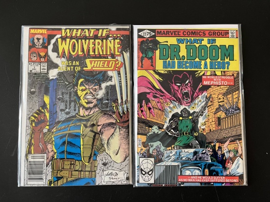 2 Issues What If.. Comic #22 & #7 Marvel Comics Bronze & Copper Age Comics