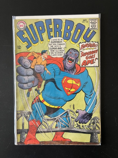 Superboy Comic #142 DC Comics 1967 Silver Age Comic
