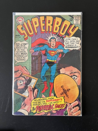 Superboy Comic #145 DC Comics 1968 Silver Age Comic