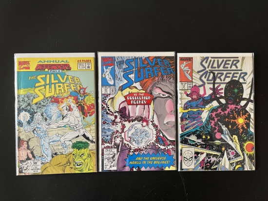 3 Issues Silver Surfer Comic #10 #61 & Annual #5 Marvel Comics