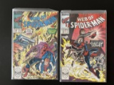 2 Issues Web of Spiderman Comic #41 & #43 Marvel Comics