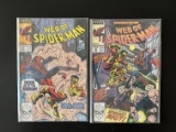 2 Issues Web of Spiderman Comic #56 & #57 Marvel Comics