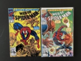 2 Issues Web of Spiderman Comic #86 & #87 Marvel Comics
