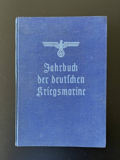 Nazi Kriegsmarine Yearbook w/Photos