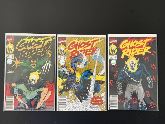 3 Issues Ghost Rider Comics #7 #9 & #10 Marvel Comics