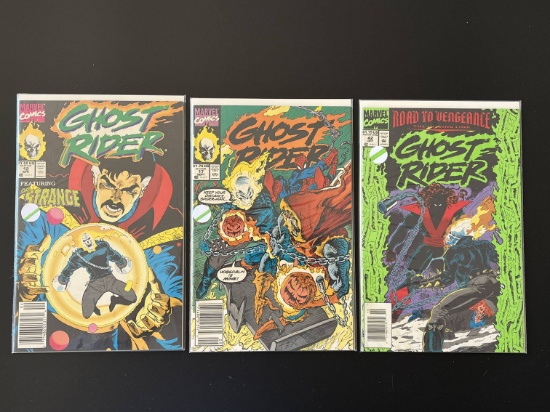 3 Issues Ghost Rider Comics #12 #17 & #42 Marvel Comics