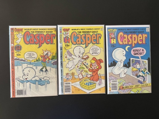 3 Issues Casper Comics #215 #226 & #228 Harvey Comics