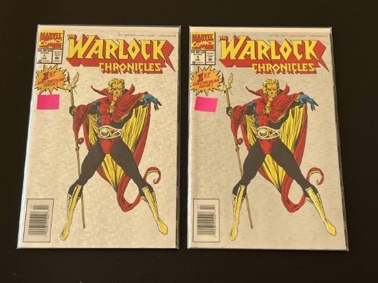 2 Issues Warlock Chronicles Comic #1 Marvel Comics KEY 1st Issue