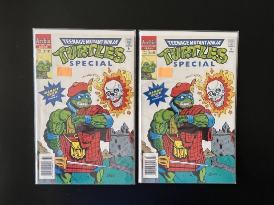 2 Issues Teenage Mutant Ninja Turtles Special Archie Adventure Series