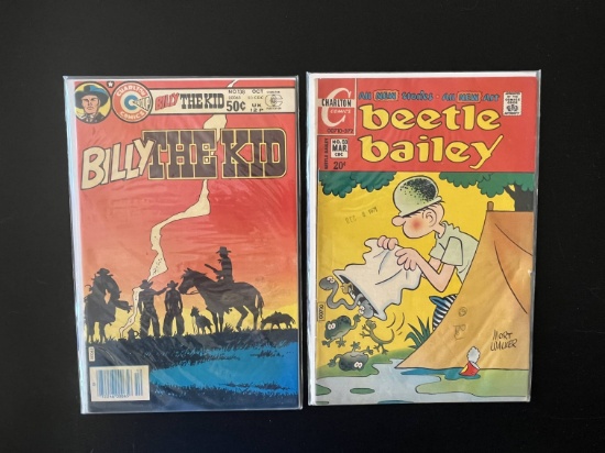 2 Issues Beetle Bailey Comic #88 & Billy The Kid Comic #138 Charlton Comics