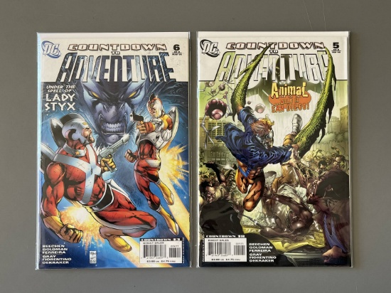 2 Issues Countdown to Adventure Comic #5 & #6 DC Comics