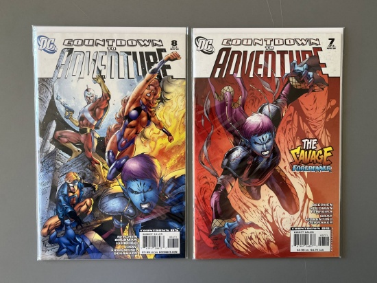 2 Issues Countdown to Adventure Comic #7 & #8 DC Comics
