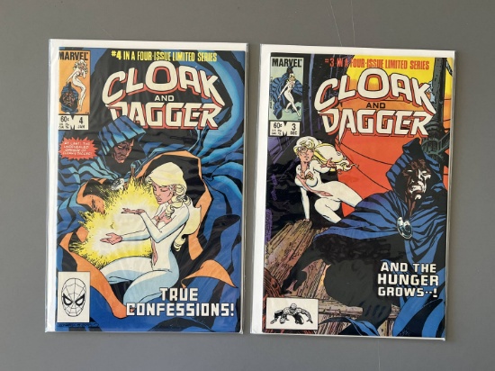 2 Issues Cloak and Dagger Comic #3 & #4 Marvel Comics Bronze Age Comics