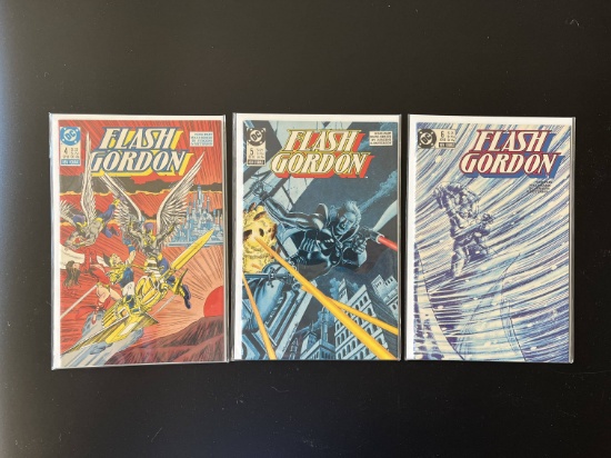 3 Issues Flash Gordon Comic #4 #5 & #6 DC Comics