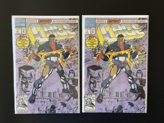 2 Issues Cage Comic #1 Marvel Comics KEY 1st Issue