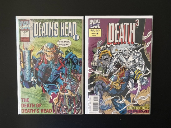 2 Issues Death's Head 2 & 3 Both 1st Issues KEY Marvel Comics